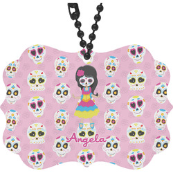 Kids Sugar Skulls Rear View Mirror Decor (Personalized)