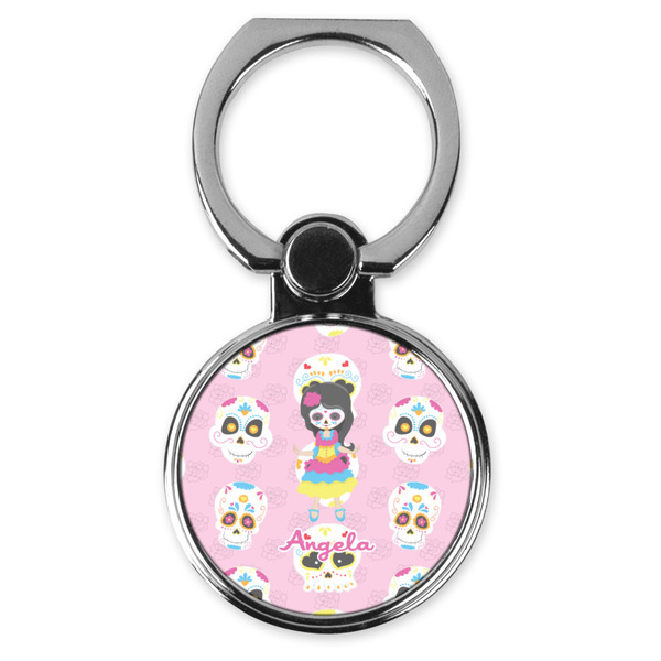 Custom Kids Sugar Skulls Cell Phone Ring Stand & Holder (Personalized)