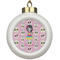 Kids Sugar Skulls Ceramic Ball Ornament (Personalized)
