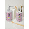 Kids Sugar Skulls Ceramic Bathroom Accessories - LIFESTYLE (toothbrush holder & soap dispenser)