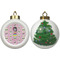 Kids Sugar Skulls Ceramic Christmas Ornament - X-Mas Tree (APPROVAL)