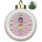 Kids Sugar Skulls Ceramic Ball Ornament - Christmas Tree (Personalized)