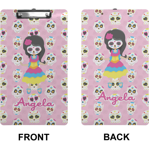 Kids Sugar Skulls Clipboard (Legal) (Front + Back)