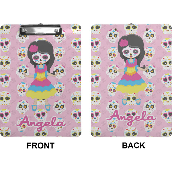 Kids Sugar Skulls Clipboard (Letter) (Front + Back)