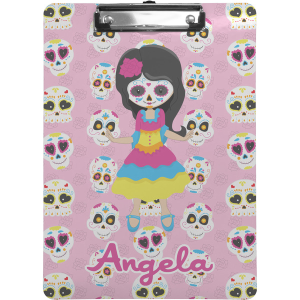 Custom Kids Sugar Skulls Clipboard (Personalized)