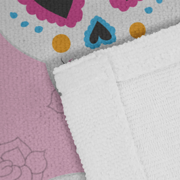 Kids Sugar Skulls Close up of Fabric