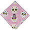 Kids Sugar Skulls Cloth Napkins - Personalized Dinner (Folded Four Corners)