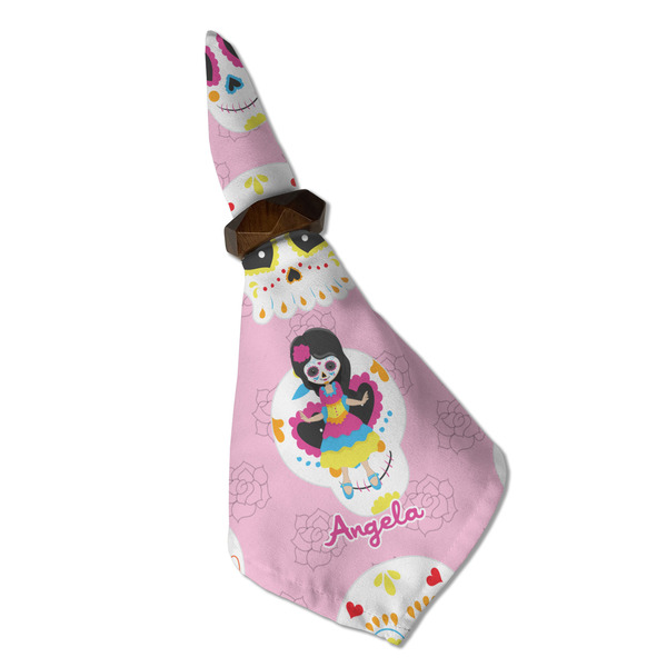 Kids Sugar Skulls Cloth Napkins - Personalized Dinner (Folded in Ring) (MAIN)