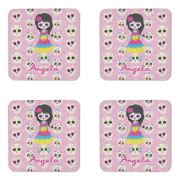Kids Sugar Skulls Coaster Set - APPROVAL