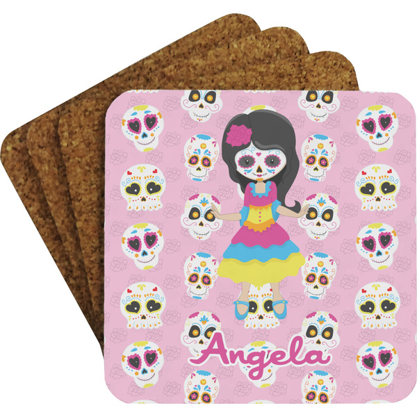 Kids Sugar Skulls Coaster Set (Personalized)