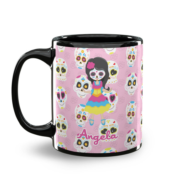 Kids Sugar Skulls Coffee Mug - 11 oz - Black
