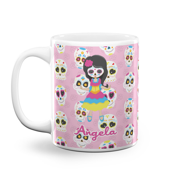 Custom Kids Sugar Skulls Coffee Mug (Personalized)