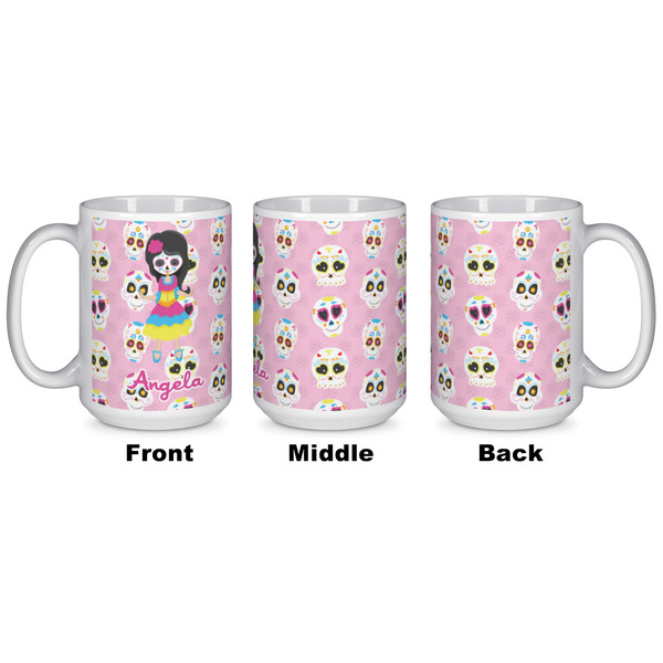 Kids Sugar Skulls Coffee Mug - 15 oz - White APPROVAL