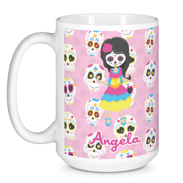 Kids Sugar Skulls Coffee Mug - 15 oz - White