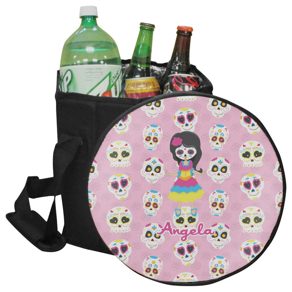 Custom Kids Sugar Skulls Collapsible Cooler & Seat (Personalized)