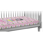 Kids Sugar Skulls Crib Fitted Sheet (Personalized)