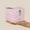 Kids Sugar Skulls Cube Favor Gift Box - On Hand - Scale View