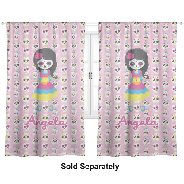 Kids Sugar Skulls Curtains