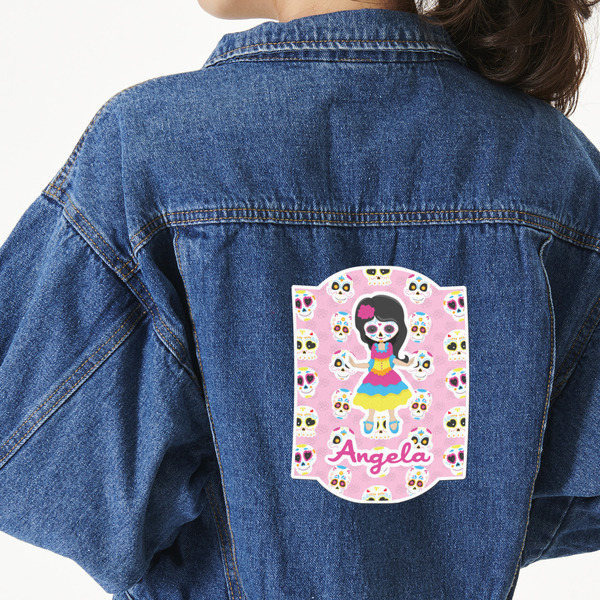 Custom Kids Sugar Skulls Large Custom Shape Patch - 2XL (Personalized)