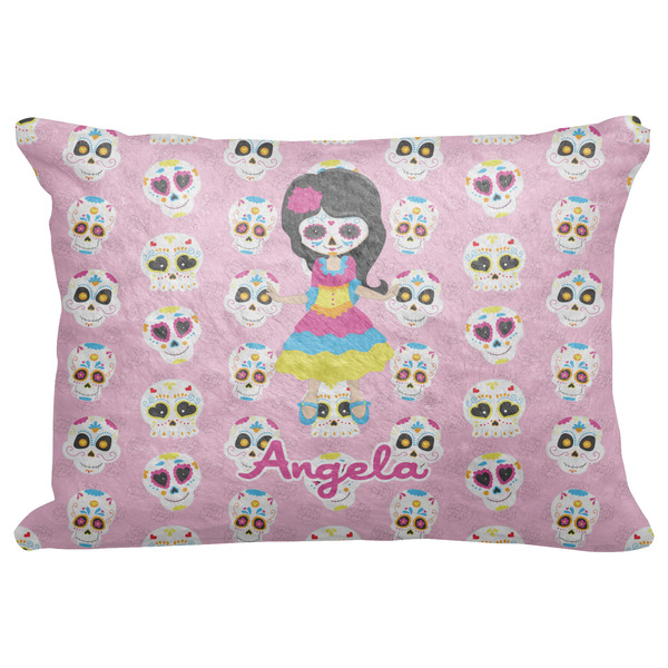 Custom Kids Sugar Skulls Decorative Baby Pillowcase - 16"x12" (Personalized)