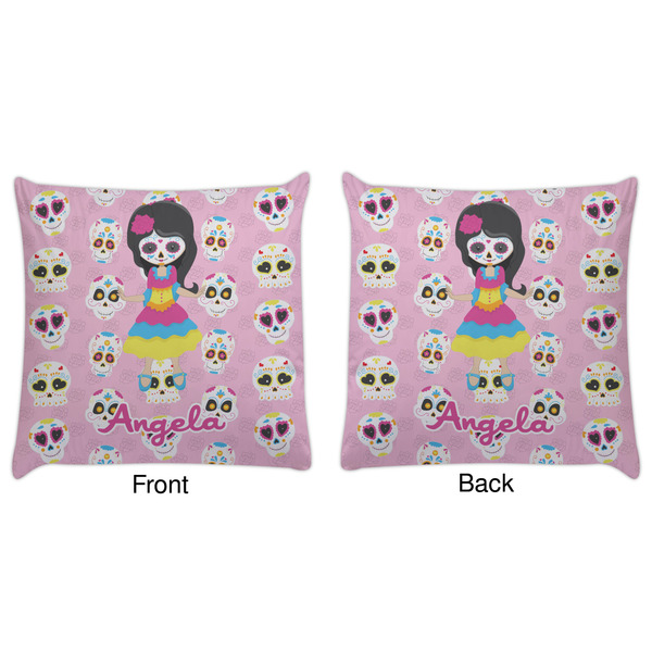 Kids Sugar Skulls Decorative Pillow Case - Approval