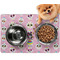 Kids Sugar Skulls Dog Food Mat - Small w/ Name or Text