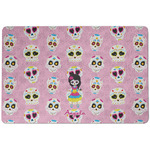 Kids Sugar Skulls Dog Food Mat w/ Name or Text