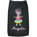 Kids Sugar Skulls Black Pet Shirt (Personalized)