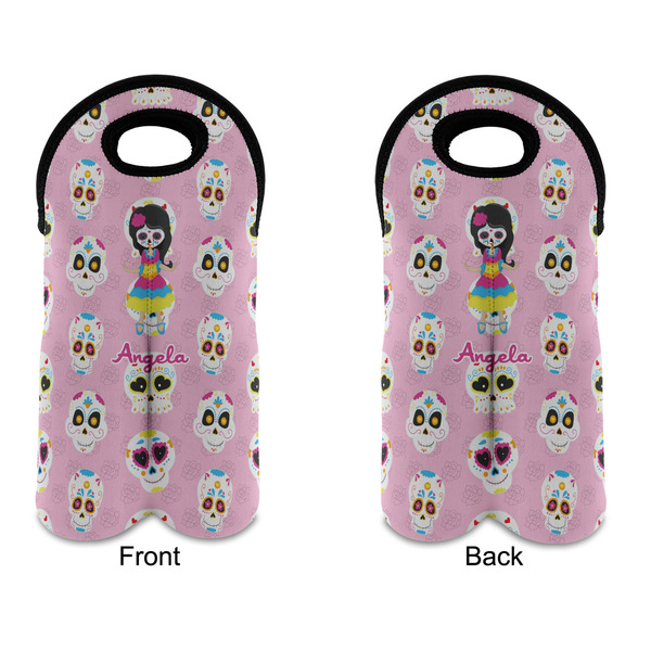 Kids Sugar Skulls Double Wine Tote - APPROVAL (new)
