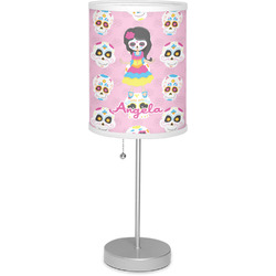 Kids Sugar Skulls 7" Drum Lamp with Shade (Personalized)