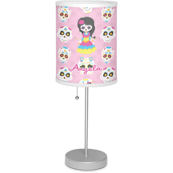 Custom Kids Sugar Skulls Lamp with Drum Shade (Personalized)