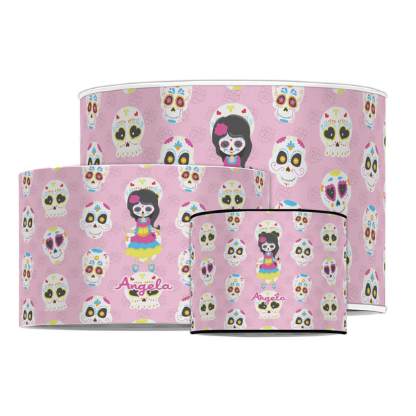 Kids Sugar Skulls Drum Lampshades - MAIN