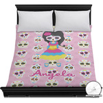 Kids Sugar Skulls Duvet Cover - Full / Queen (Personalized)