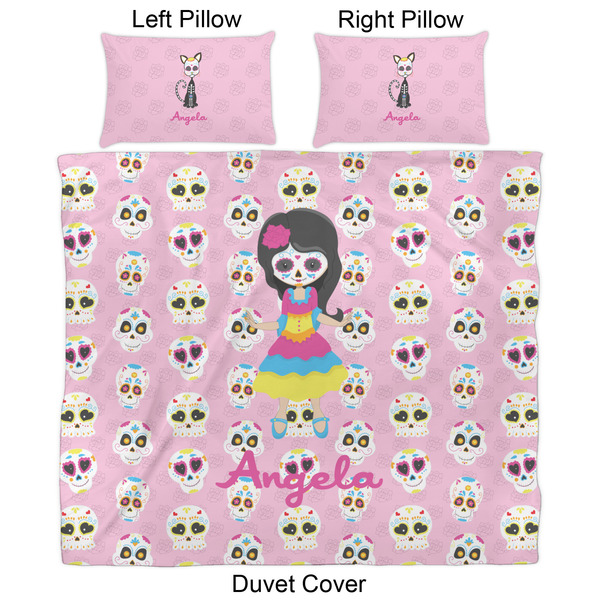 Kids Sugar Skulls Duvet Cover Set - King - Approval