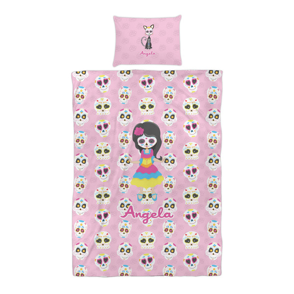 Kids Sugar Skulls Duvet Cover Set - Twin XL - Alt Approval