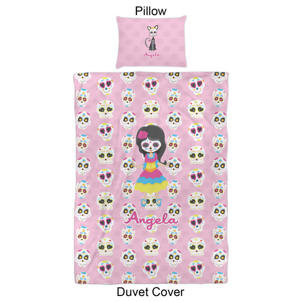 Kids Sugar Skulls Duvet Cover Set - Twin XL - Approval