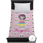 Kids Sugar Skulls Duvet Cover - Twin XL (Personalized)