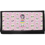 Kids Sugar Skulls Canvas Checkbook Cover (Personalized)