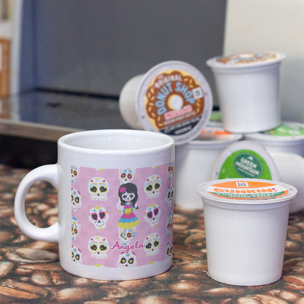 Kids Sugar Skulls Espresso Cup - Single Lifestyle