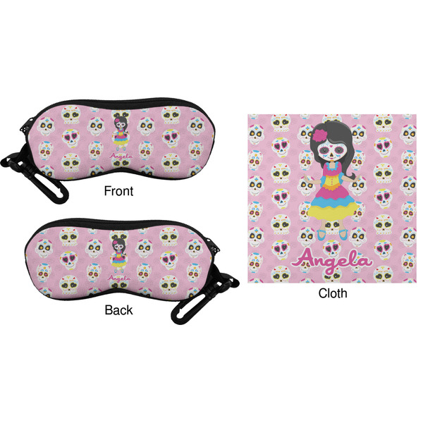 Kids Sugar Skulls Eyeglass Case & Cloth (Approval)