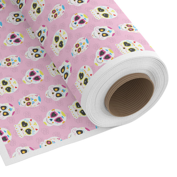 Custom Kids Sugar Skulls Fabric by the Yard - Spun Polyester Poplin