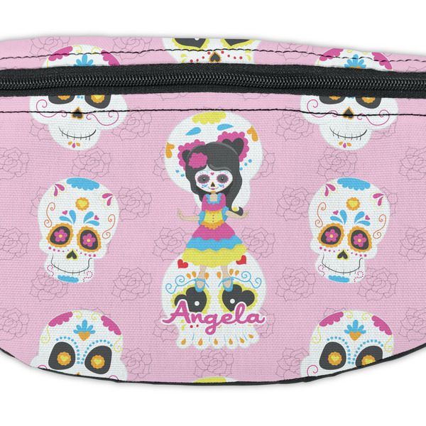 Kids Sugar Skulls Fanny Pack - Closeup