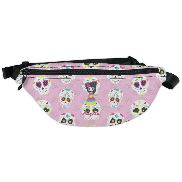 Custom Kids Sugar Skulls Fanny Pack - Classic Style (Personalized)