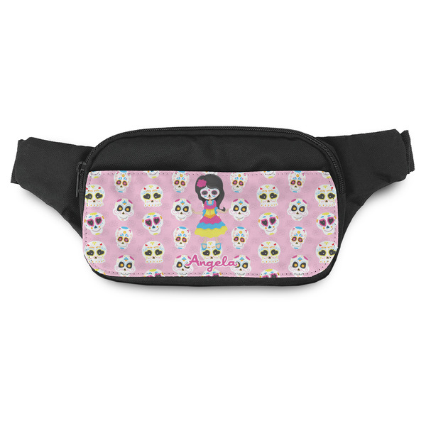 Custom Kids Sugar Skulls Fanny Pack - Modern Style (Personalized)