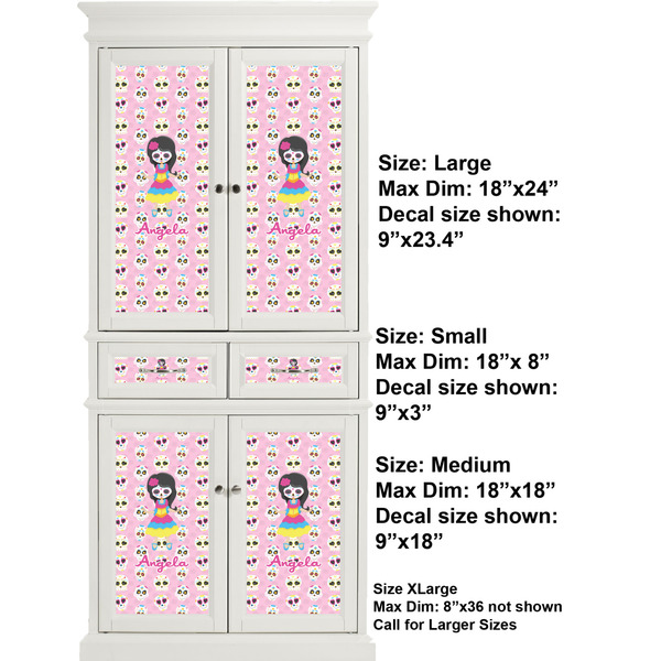 Kids Sugar Skulls Full Cabinet (Show Sizes)