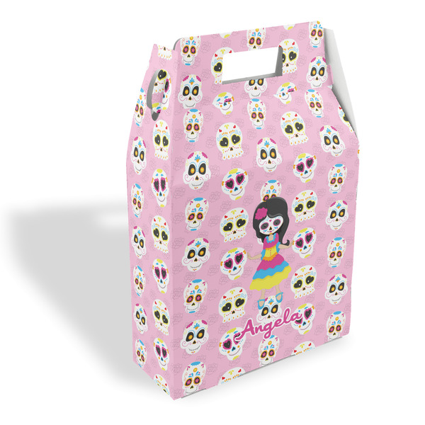Custom Kids Sugar Skulls Gable Favor Box (Personalized)