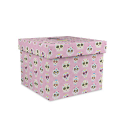 Kids Sugar Skulls Gift Box with Lid - Canvas Wrapped - Medium (Personalized)