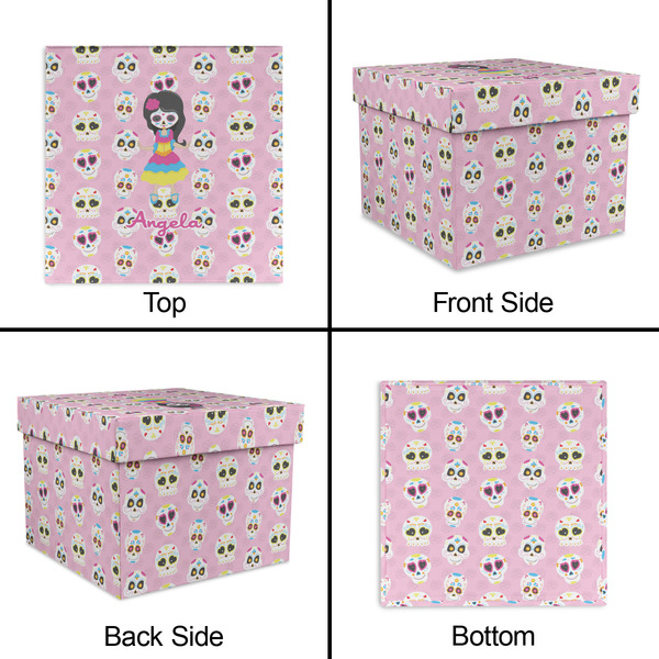Kids Sugar Skulls Gift Boxes with Lid - Canvas Wrapped - XX-Large - Approval