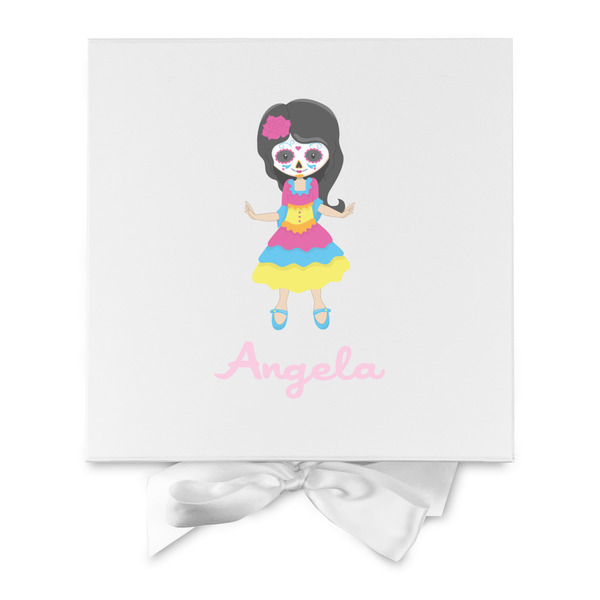 Kids Sugar Skulls Gift Boxes with Magnetic Lid - White - Approval