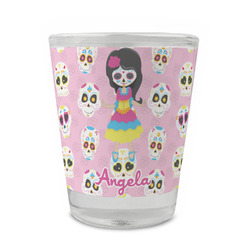 Kids Sugar Skulls Glass Shot Glass - 1.5 oz - Single (Personalized)